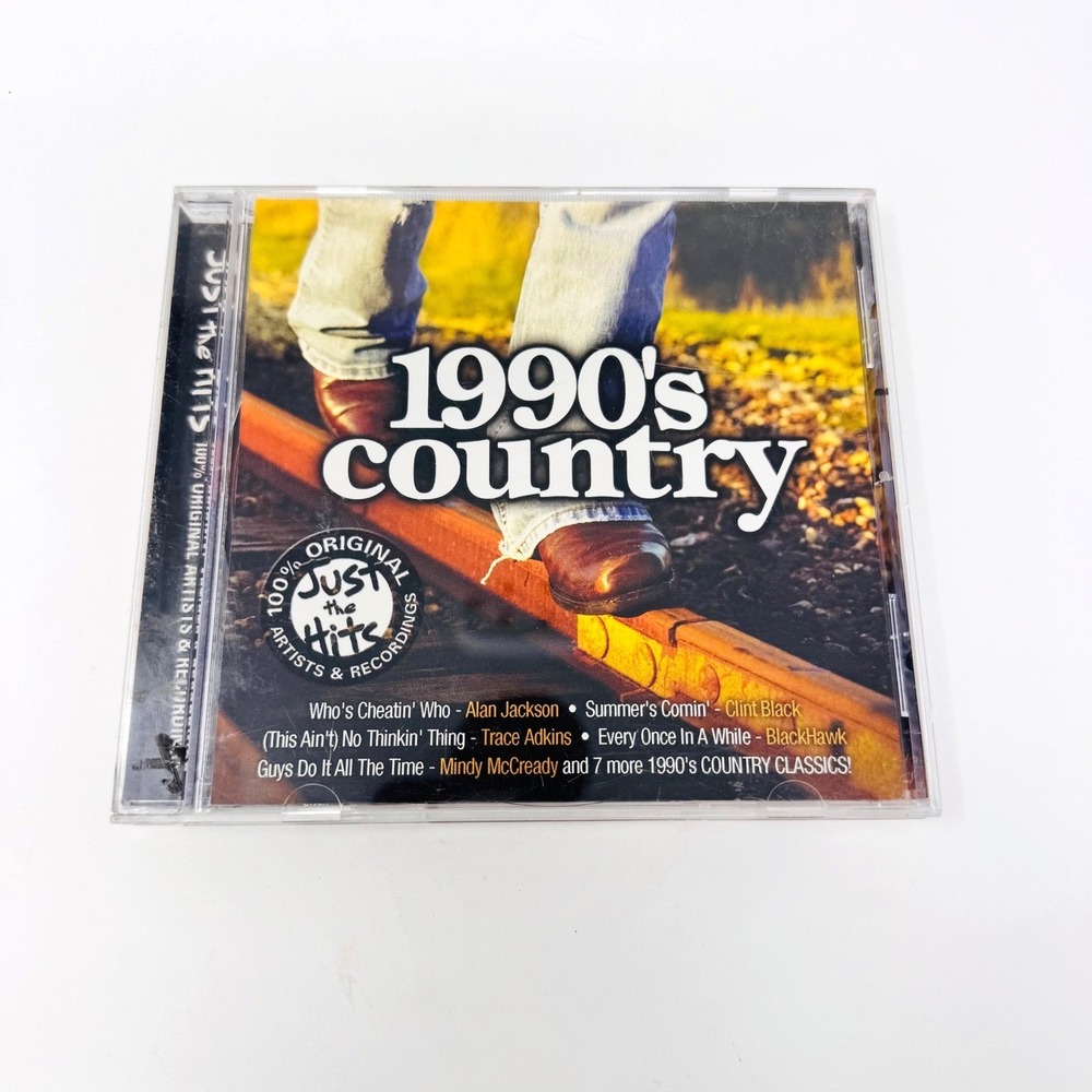 1990's Country CD Just the Hits Alan Jackson Clint Black Trace Adkins Rare Find
